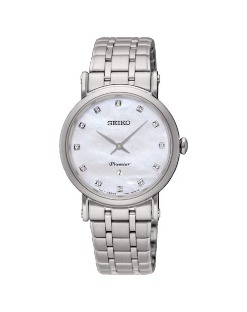 Montre Quartz Femme en Acier argentée