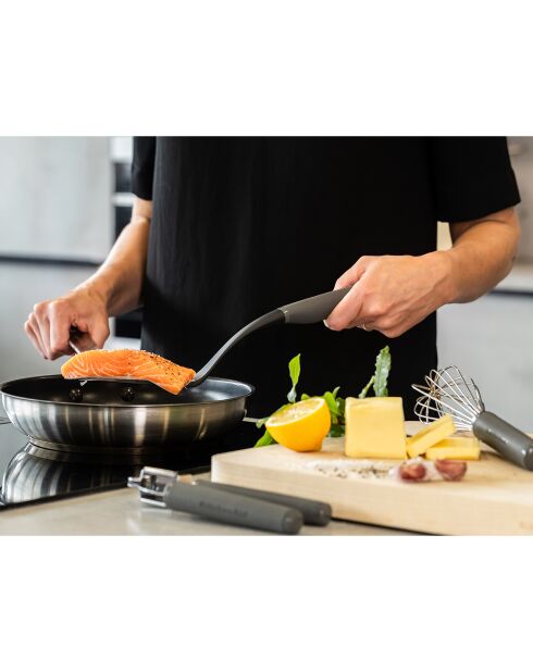Spatule à prise souple grise