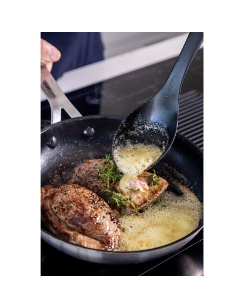 Cuillère à badigeonner à prise souple grise