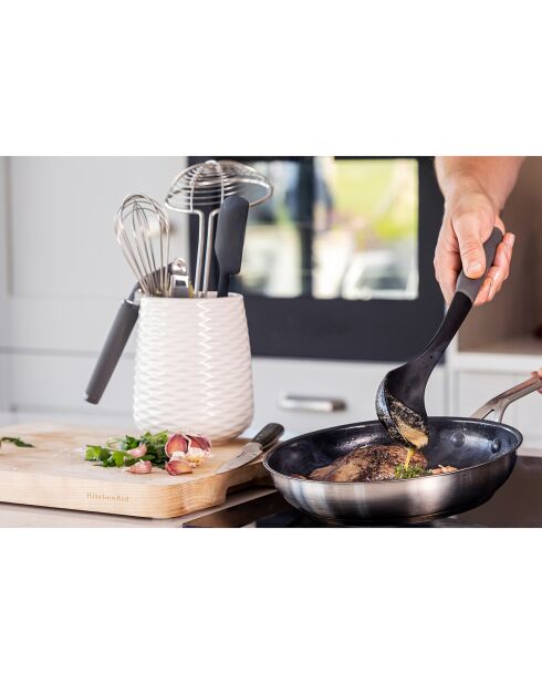 Cuillère à badigeonner à prise souple grise