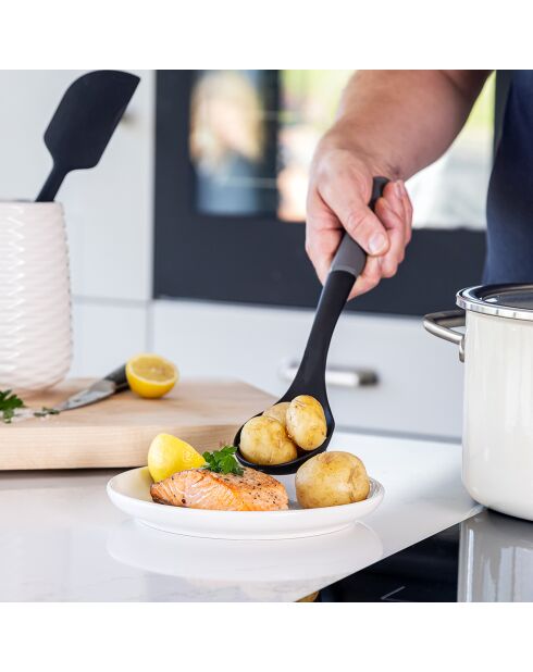 Cuillère à badigeonner à prise souple grise