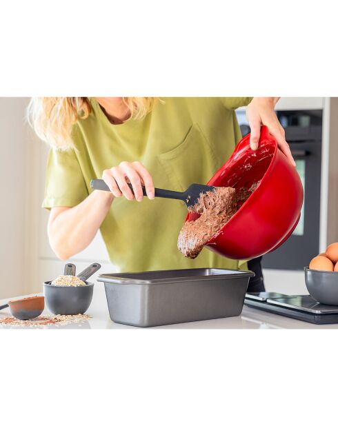 Cuillère Spatule à poignée souple grise