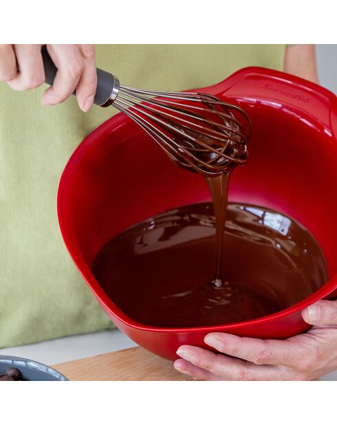 Fouet utilitaire à poignée souple gris