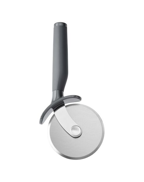 Coupe-pizza à poignée gris