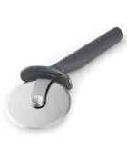 Coupe-pizza à poignée gris