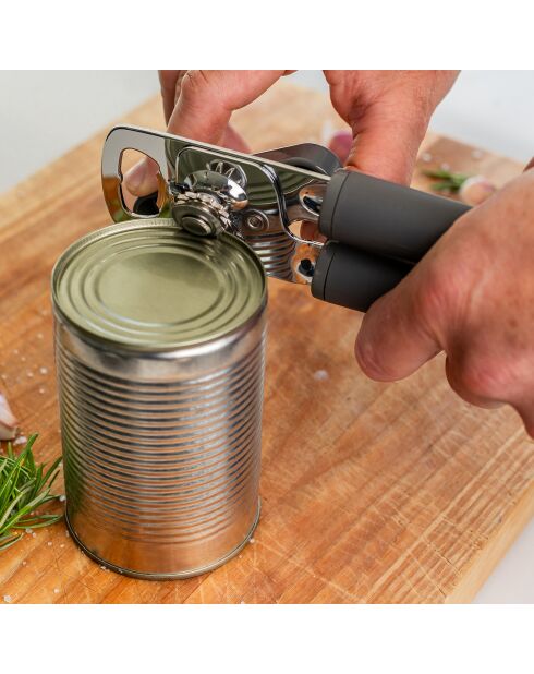 Ouvre-boîtes multi-usages gris