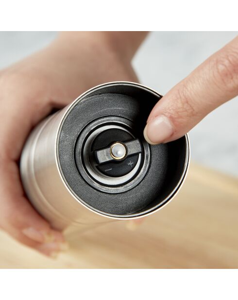 2 Moulins Sels & Poivre argentés