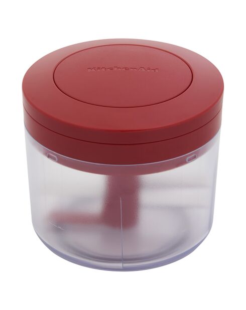 Hachoir manuel rouge