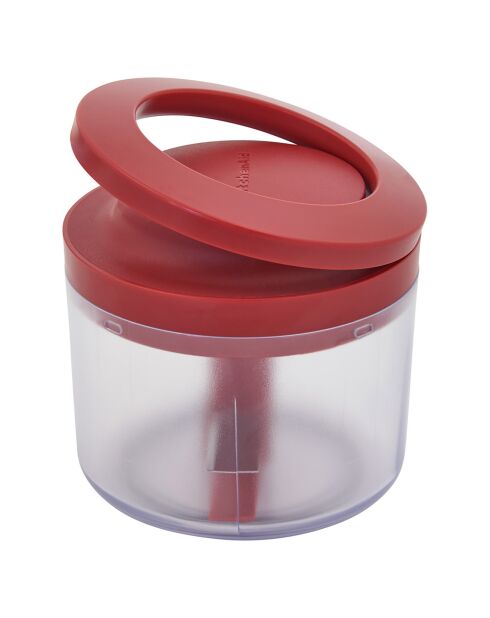 Hachoir manuel rouge