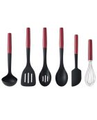 Set d'outils de cuisine rouge - 6 pièces