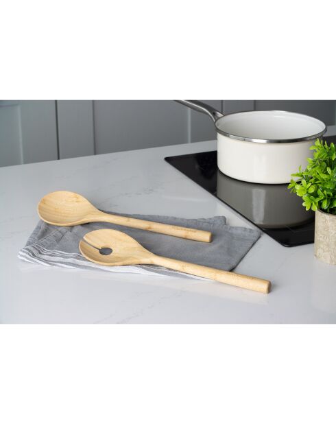 Couverts à salade bois