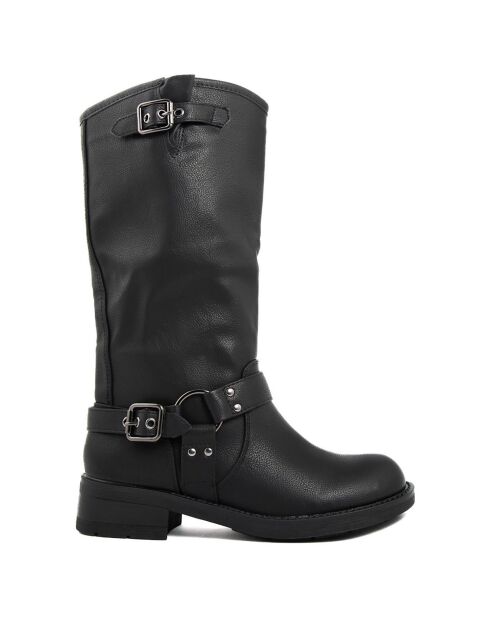 Bottes Wendy noires - Talon 8 cm