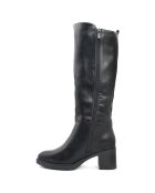 Bottes Pauline noires - Talon 6 cm