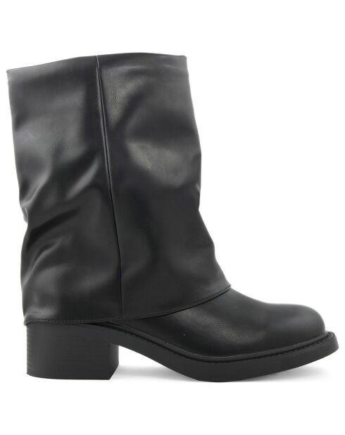 Boots Laure noires - Talon 5 cm