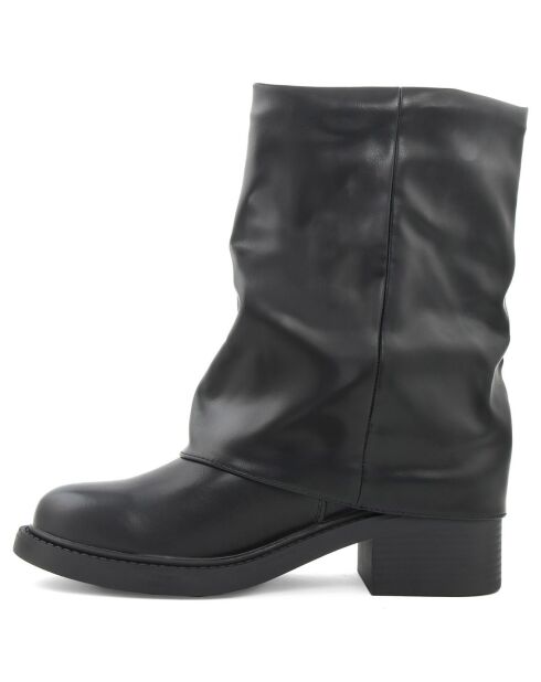 Boots Laure noires - Talon 5 cm