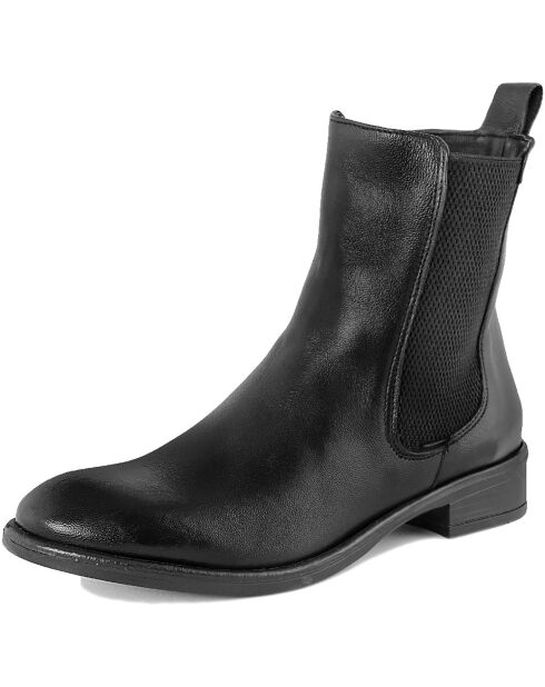 Chelsea boots en Cuir Manon noires