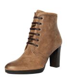 Bottines en Cuir Mya marron - Talon 8.5 cm