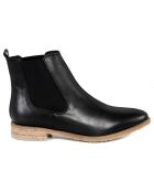 Chelsea boots en Cuir Lucie noires