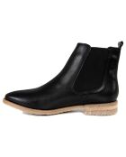 Chelsea boots en Cuir Lucie noires