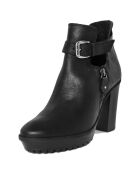 Bottines en Cuir Ella noires - Talon 9.5 cm