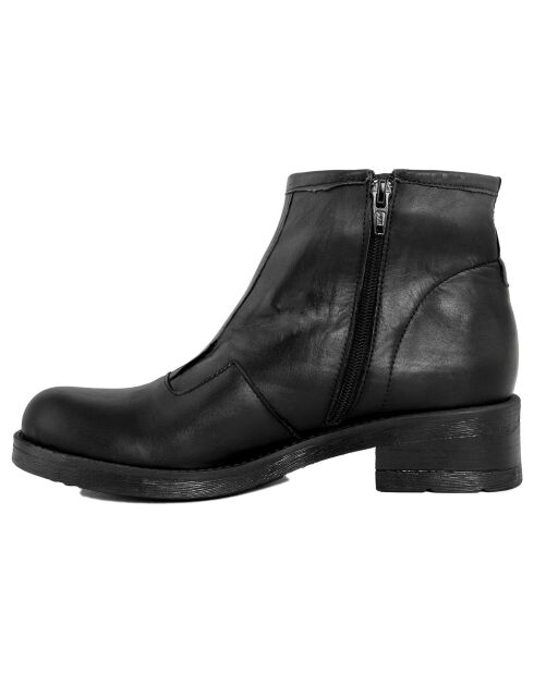 Bottines en Cuir Maria noires