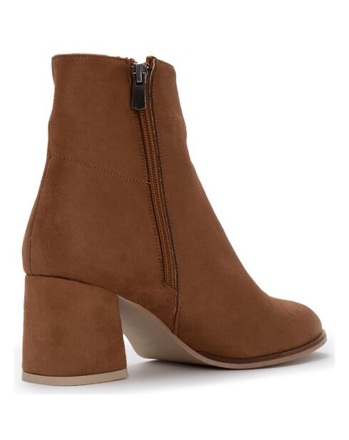 Bottines Amélia marron - Talon 6.5 cm