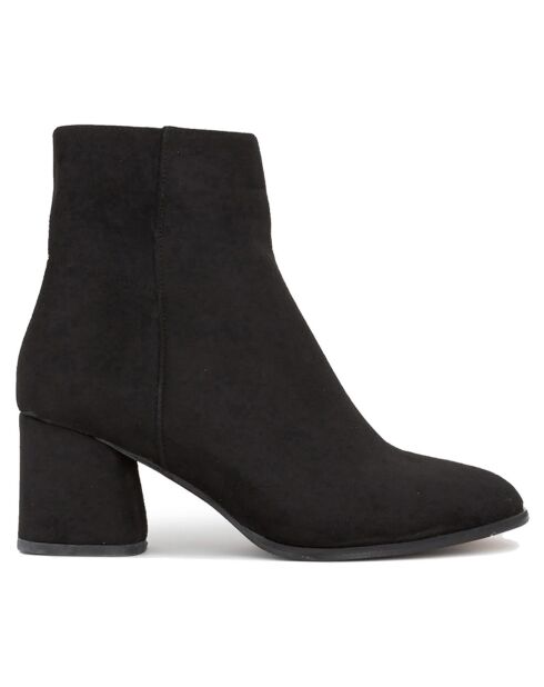 Bottines Amélia noires - Talon 6.5 cm