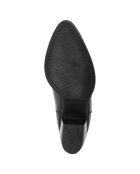 Bottines en Cuir Nour noires - Talon 6 cm