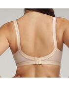Beiger BH mit Kreuzherz