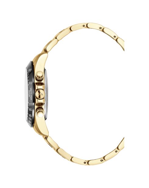 Montre Homme Quartz en Acier Grand Mont Ceramic dorée