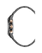 Montre Homme Quartz en Acier Grand Mont Ceramic noire