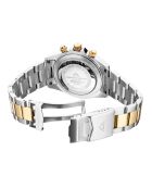 Montre Homme Quartz en Acier Grand Mont Ceramic argenté/doré