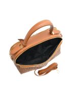 Sac à main en Cuir Isabella Rhea cognac - 27x34x16 cm