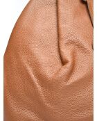 Sac à dos en Cuir en Cuir Luisa Vannini cognac - 38x36x18 cm