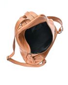 Sac à dos en Cuir en Cuir Luisa Vannini cognac - 38x36x18 cm