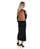 Sac à dos en Cuir en Cuir Luisa Vannini cognac - 38x36x18 cm