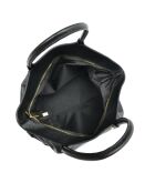 Sac à main en Cuir Isabella Rhea noir - 31x33x20 cm