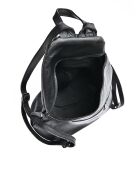 Sac à dos en Cuir en Cuir Luisa Vannini noir - 38x36x18 cm