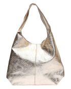 Sac porté épaule en Cuir Luisa Vannini doré - 33x48x14 cm