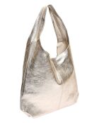 Sac porté épaule en Cuir Luisa Vannini doré - 33x48x14 cm