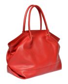 Sac à main en Cuir Isabella Rhea rouge - 31x33x20 cm