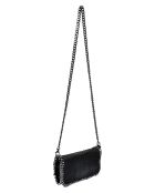 Sac bandoulière en Cuir Luisa Vannini noir - 15x22x6 cm