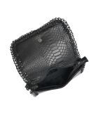 Sac bandoulière en Cuir Luisa Vannini noir - 15x22x6 cm