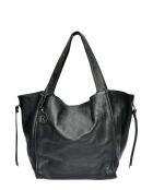 Sac fourre-tout en Cuir Isabella Rhea noir - 38x54x19 cm