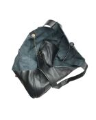 Sac fourre-tout en Cuir Isabella Rhea noir - 38x54x19 cm