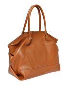 Sac à main en Cuir Isabella Rhea cognac - 31x33x20 cm