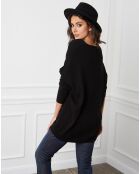 Abito maglione in misto cashmere Beder nero