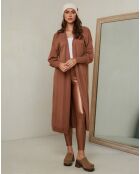 Heviz vest van camel kasjmiermix