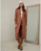 Heviz vest van camel kasjmiermix