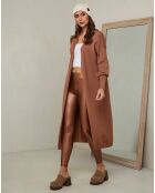 Heviz vest van camel kasjmiermix